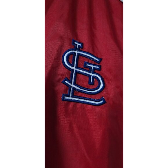 G-III Carl Banks MLB St Louis Cardinals Baseball Large Full Zip Spellout Jacket - Picture 9 of 16